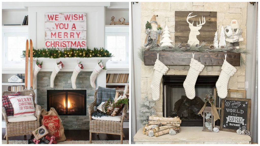 Ideas para decorar tu chimenea en Navidad - El Rincón de Sonia